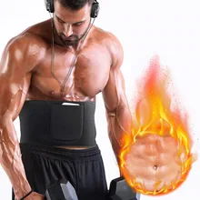 Мужской моделирующий талию задний Поясничный пояс для похудения регулируемый поясной Тренажер Пояс для пота сауна жир корсет сжигатель жира для мужчин