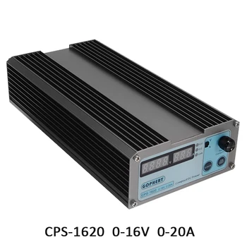 

Gophert CPS-1620 II 110V/220VAC to 0-16V 0-20A Mini DC Adjustable Digital Switching Power Supply 16V 20A Transformer PSU SMPS