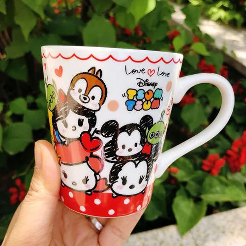 Алиса в стране чудес утка Рапунцель Принцесса керамическая кружка кофейная кружка чашка подарок на день рождения с коробкой - Цвет: mickey mouse mug