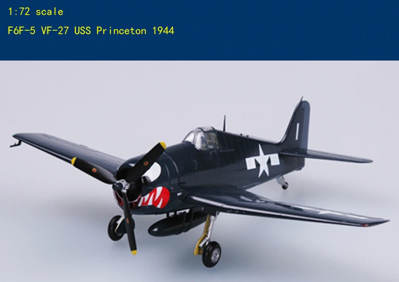 

1/72 scale F6F-5 (Hellcat) fighter Finished model Collection Airplane model