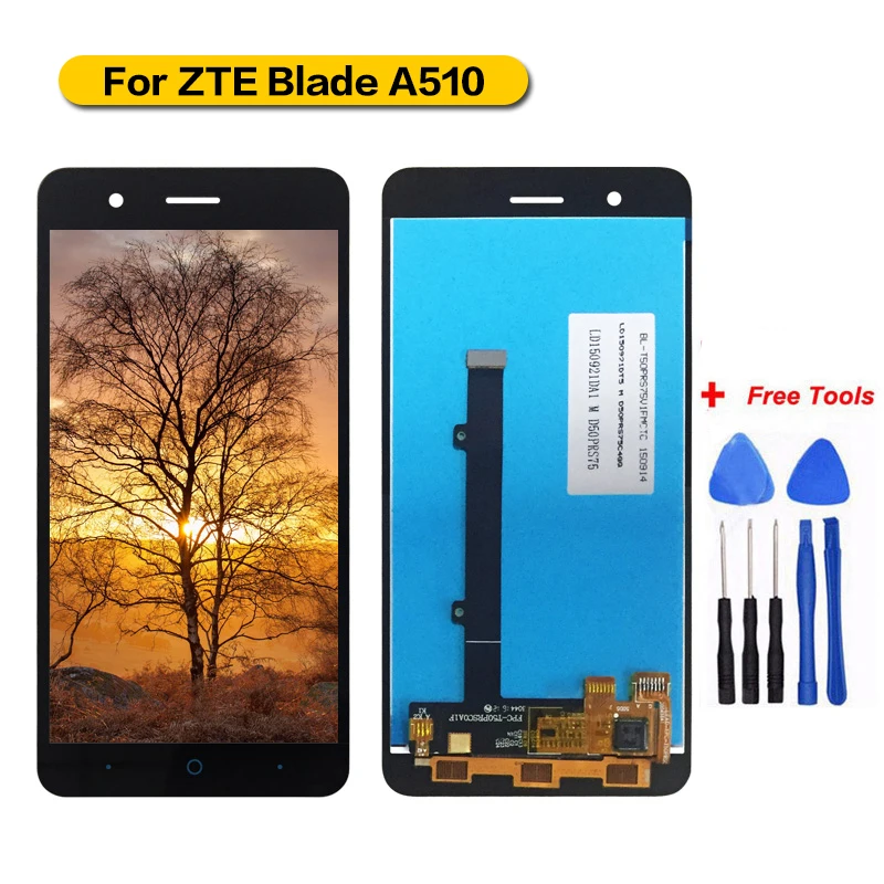 Для ZTE Blade A510 ЖК-дигитайзер в сборе Сменное ЖК-стекло для мобильный телефон LCD |