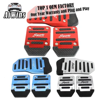 

Aiwins 2PCS Aluminium alloy Foot Pedal Decoration Covers Fit For Honda Fit 2014-2018 Car Styling Accessories