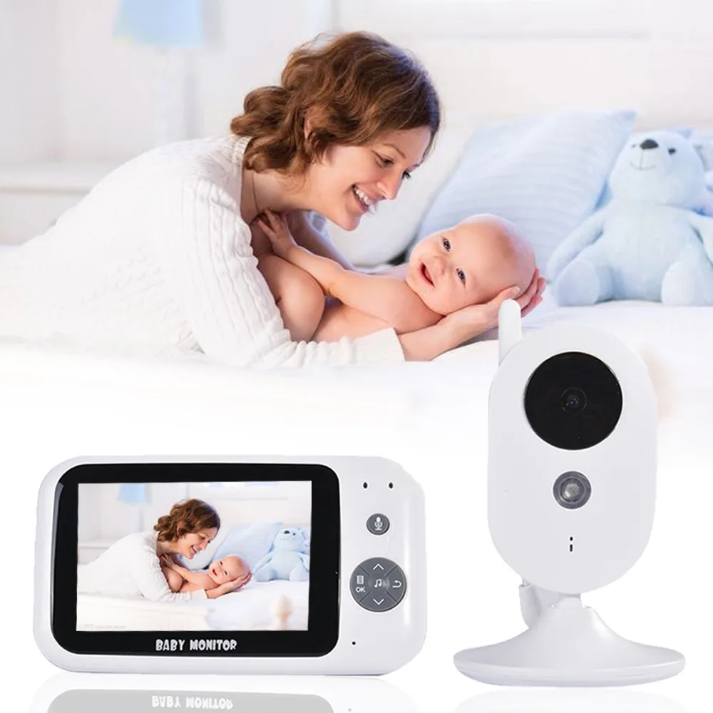 3.5inch Wireless Video Surveillance Night Vision Temperature Display Nanny Camera Family Safety System Babysitter | Безопасность и