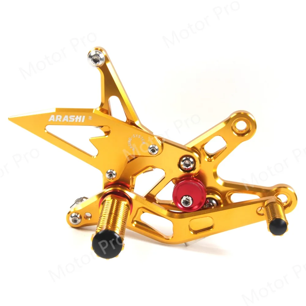 Регулируемые подножки для Kawasaki Ninja ZX10R 2006 2007 аксессуары для мотоциклов Peg Rearsets педаль ZX1000 ZX 1000 ZX-10R