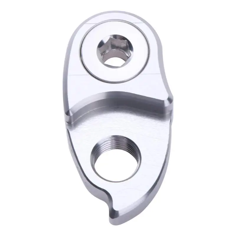 Алюминиевый alloyвелосипедный задний переключатель Вешалка удлинитель MTB горная рама шестерни хвост крюк удлинитель применяется для 40 T/42 T/46 T/50 T moun - Цвет: Silver