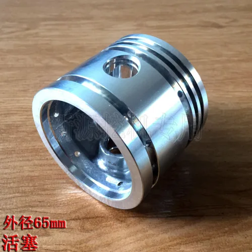 Piston one Резиновый колесный экскаватор траншеекопатель ASEAN 4102 воздушный компрессор части воздушного насоса цилиндрический коленчатый вал Шатун поршневое кольцо - Цвет: Piston one
