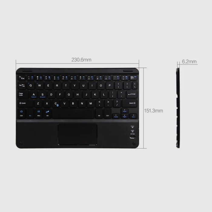 Мини Беспроводная Bluetooth 3,0 клавиатура с мышью тачпад для iOS Android Windows OUJ99