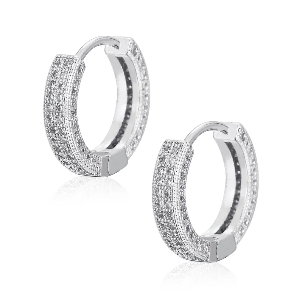 2021 Fashion Women Girl Trendy Hoop Earrings Circle Irregular Loop Hip Hop Jewelry | Украшения и аксессуары