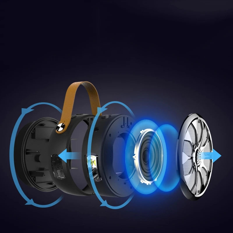 ZEALOT S11 Bluetooth аудио водонепроницаемый открытый динамик для езды на автомобиле беспроводной Bluetooth карта динамик Bluetooth динамик Flashli