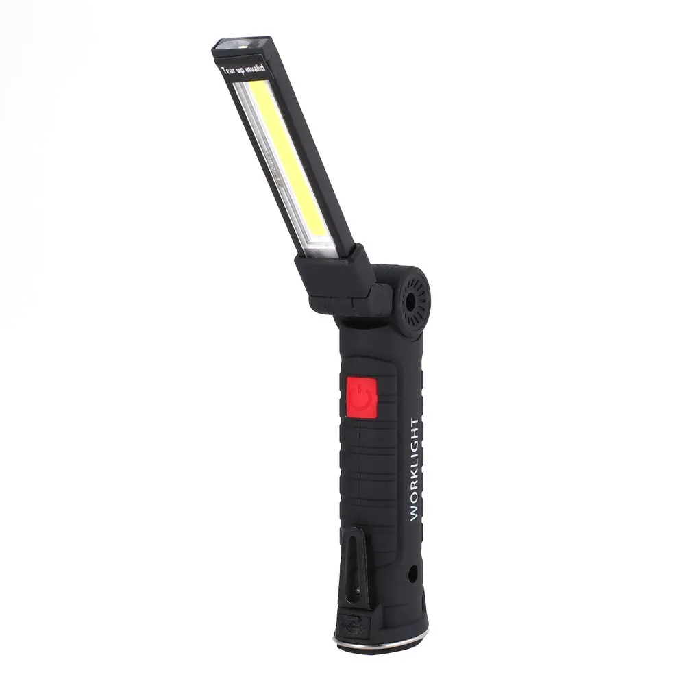 Мини многофункциональная ручка COB светодиодный рабочий свет инспекционная ремонтная горелка вспышка светильник с магнитным основанием зажим для велосипедной мастерской