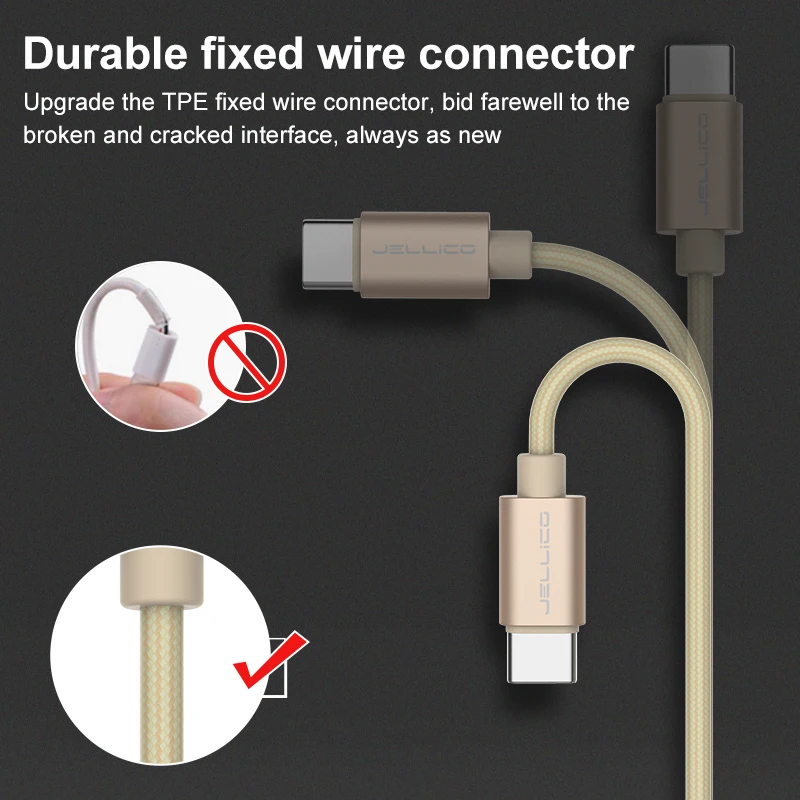 Jellico type C кабель 3.1A Быстрая зарядка USB кабель type C зарядное устройство для huawei mate 30 20 P30 P20 Pro Lite type-C кабель провод шнур
