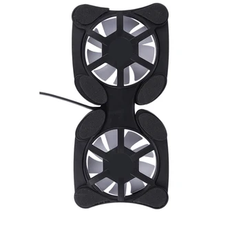 

Foldable Laptop Cooling Stand Practical USB Laptop Cooler With 2 Strong Fans Mini Octopus Cooler Cooling Device Heat Dissipation