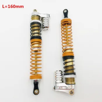 

KYX Racing 160mm 6.3" Metal High Strength Springs Shocks Absorber set Damper for RC Crawler Car Trucks
