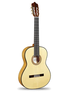 

370 Mengual & Margarit Flamenca classical guitar in case, Alhambra