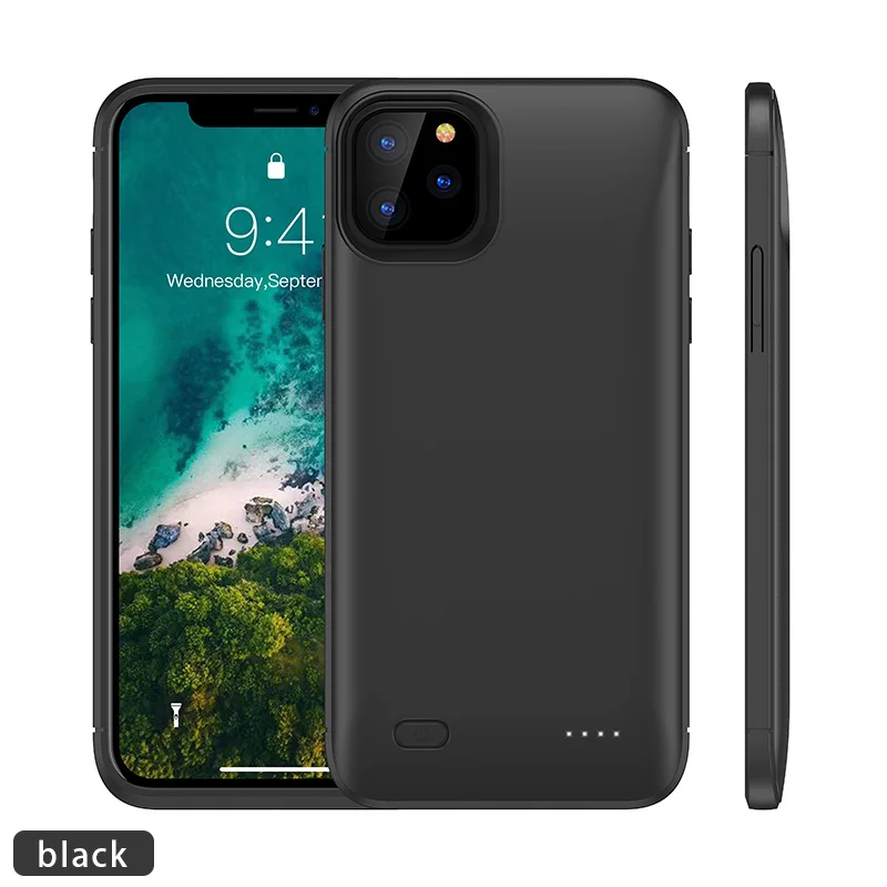 Ударопрочный Тонкий чехол для аккумулятора 6200 мАч для iPhone 11 power Bank Charing чехол s зарядное устройство задняя крышка для Iphone 11 Pro Max