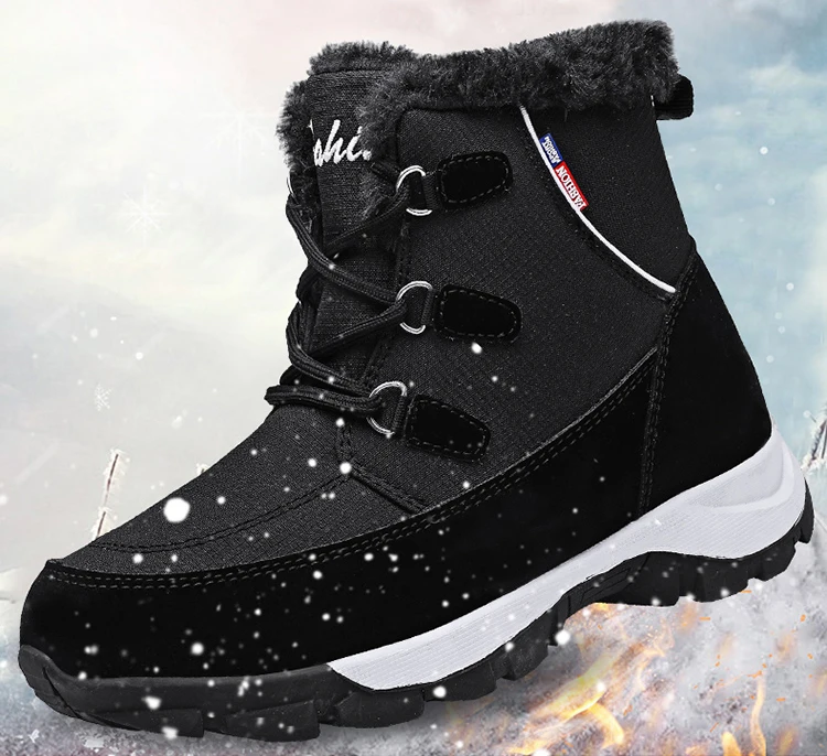 JINTOHO Fashion Women Winter Boots Brand Women Casual Shoes Warm Ladies Snow Boots Women Ankle Boots Winter Woman Shoes