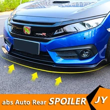 Для Honda Civic Body kit спойлер- для Civic S ABS задний спойлер передний бампер диффузор защитные бамперы