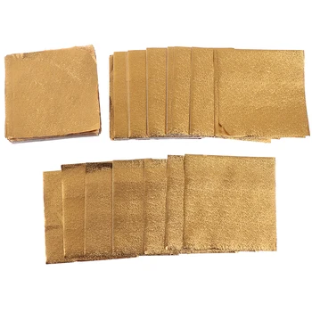 

500pcs Gold Aluminium Foil Candy Chocolate Cookie Wrapping Tin Paper Party DIY Metal Embossing Gift Packaging Craft Paper