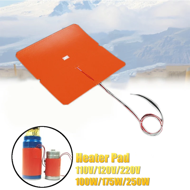 

750W Silicone Rubber Heater Bed Heating Pad Waterproof For Tronxy X5S 3D Printer Heat Bed Parts Warming 330*330mm 110V / 220V