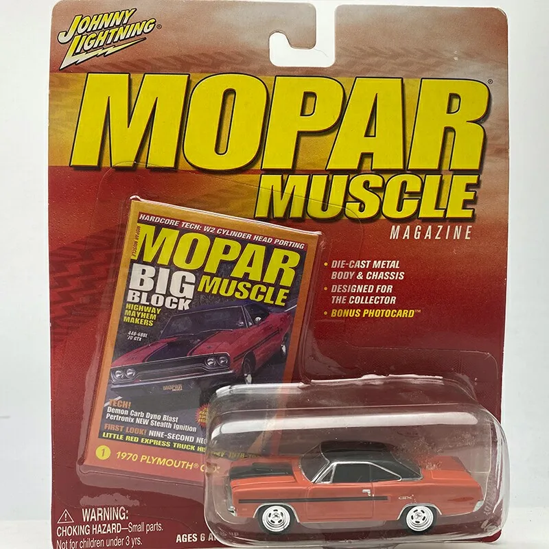 JL 1:64 1970 Plymouth GTX сплав модель автомобиля металлические игрушки для детей литья под
