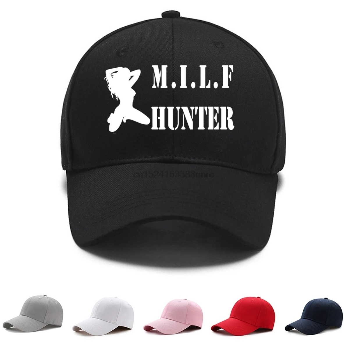 Женская Бейсболка с забавным рисунком MILF Hunter регулируемая бейсболка прикольным