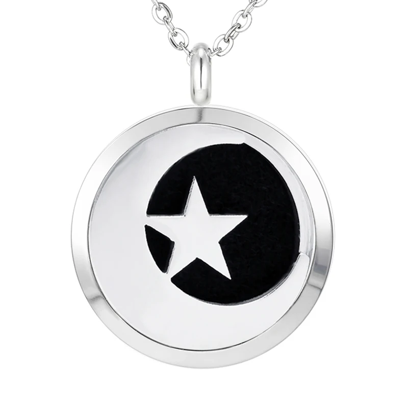 277 Essential Oil Diffuser Locket Pendant Necklace