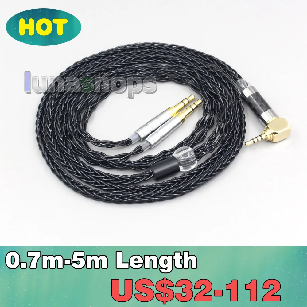 8 сердечника кабеля наушников для Denon AH-D7200 AH-D5200 AH-D9200 3 5 мм булавки LN006426 |