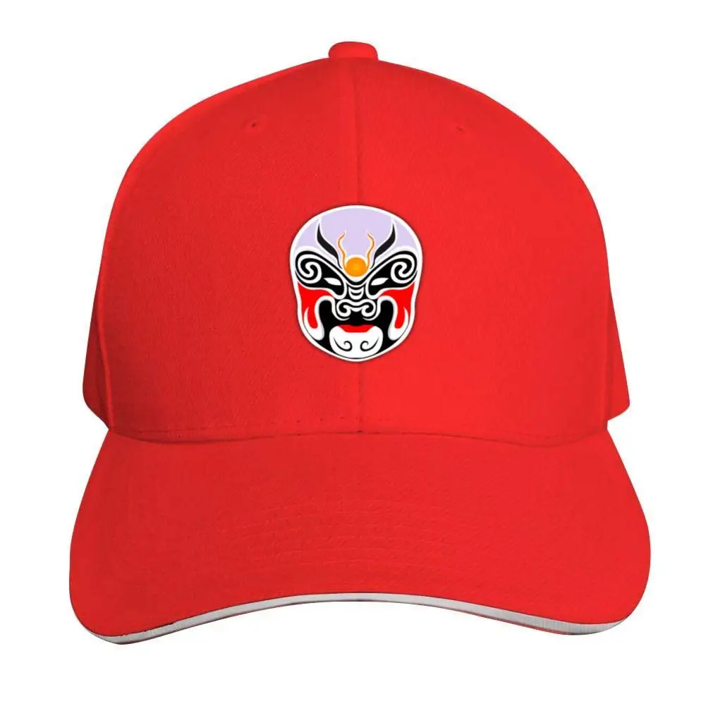 Ретро злой маски интересный обычный сэндвич с козырьком, Бейсбол Кепки классические Arc купол