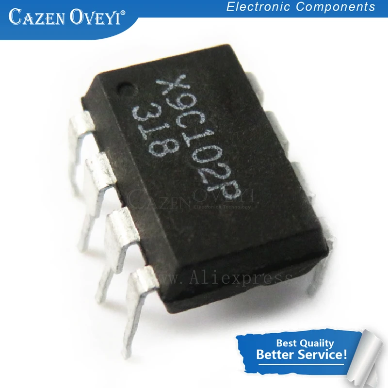 

1 шт./партия, X9C102PIZ X9C102PZI DIP-8 DIP X9C102P X9C102