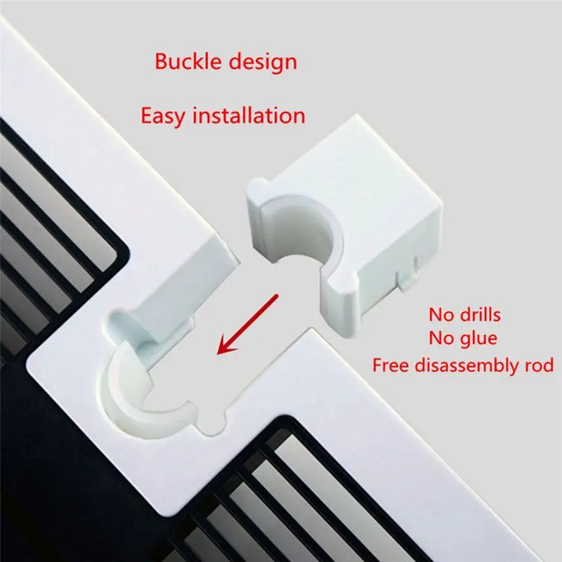 WSFS Hot Bathroom Shelf Multifunction Storage Rack Shower Head Shampoo Holder Towel Tray Adjustable Bathroom Shelves Single Tier