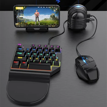 Game Keyboard Converter Mobile Game Peripherals USB ABS Game Controller Free Adjustable Mobile Stand New