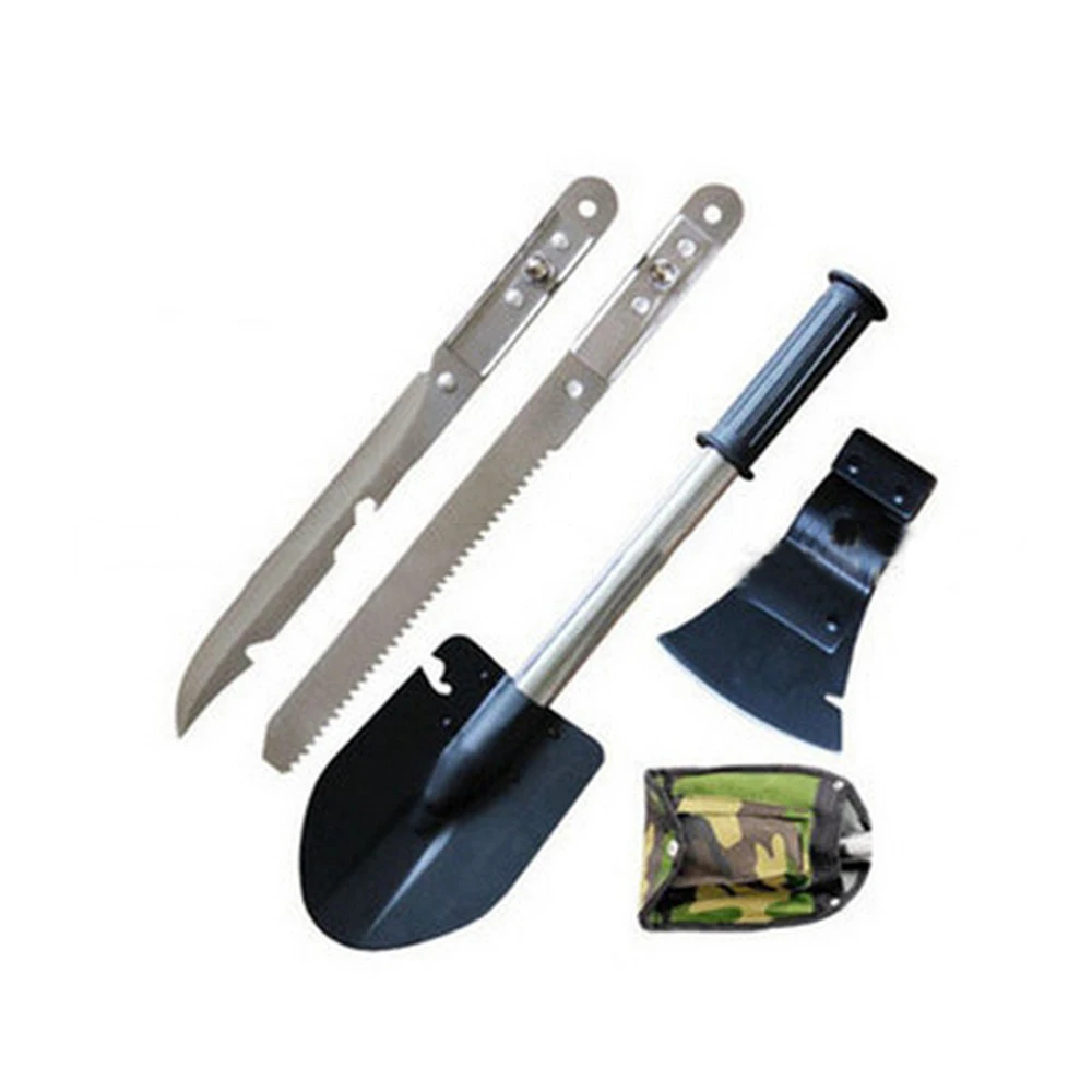 Four In One Folding Multifunctional Shovel Camping Axe Blade Outdoor