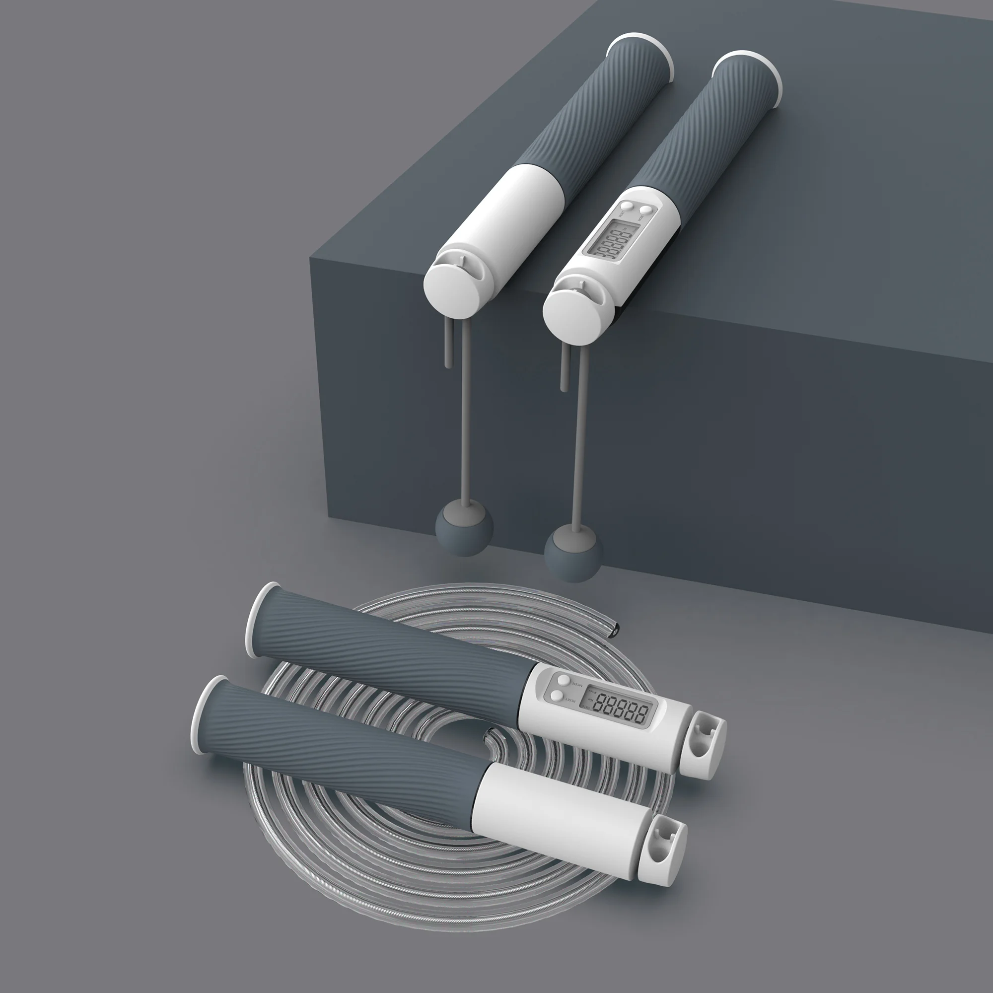 Home sports rope skipping electronic calorie counter digital jump rope