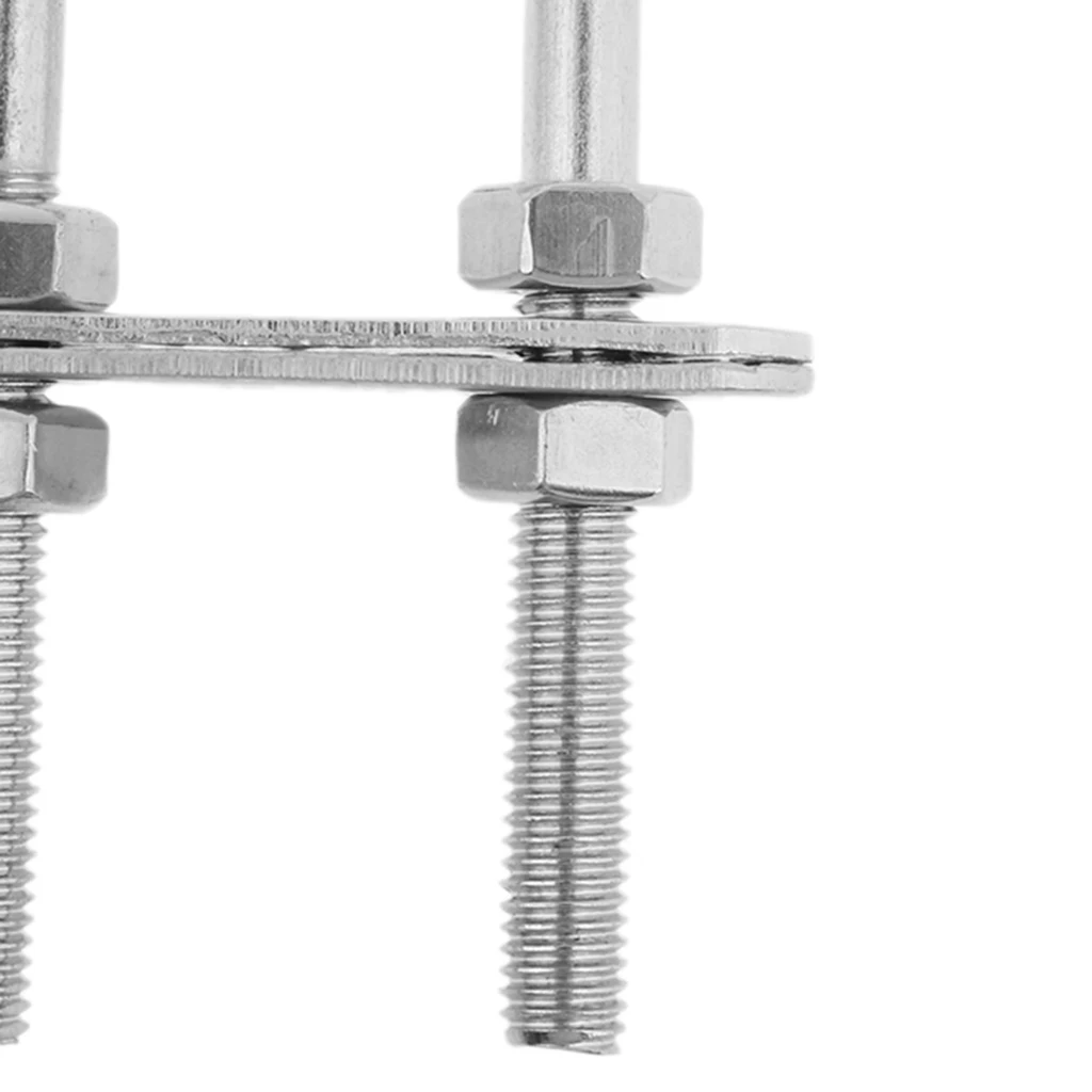 Stainless Steel Boat Marine Bow/Stern Eye Heavy Duty U-Bolt Rigging - 7*90mm