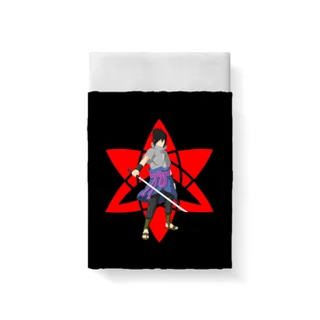 

Linen Bedding Set High Qualified NARUTO Home Textiles Bedding Set Bed Sheet Polyester/Cotton Japan 3D King Size Children's Bed