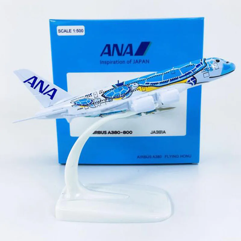 新品] ANA A380 JA381A フライングホヌ 1号機ラニ 1:400 www