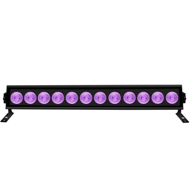 

Promotion! 12 LED UV Party Disco Christmas Bar Black Lamp UV Violet Wall Washer LED Stage Effect Lights Blacklight Spot Light fo