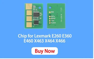Выбор шага 9K универсальный тонер сбросить чип для LEXMARK e260 e360 e460 x463 x464 x466 картридж для лазерного принтера