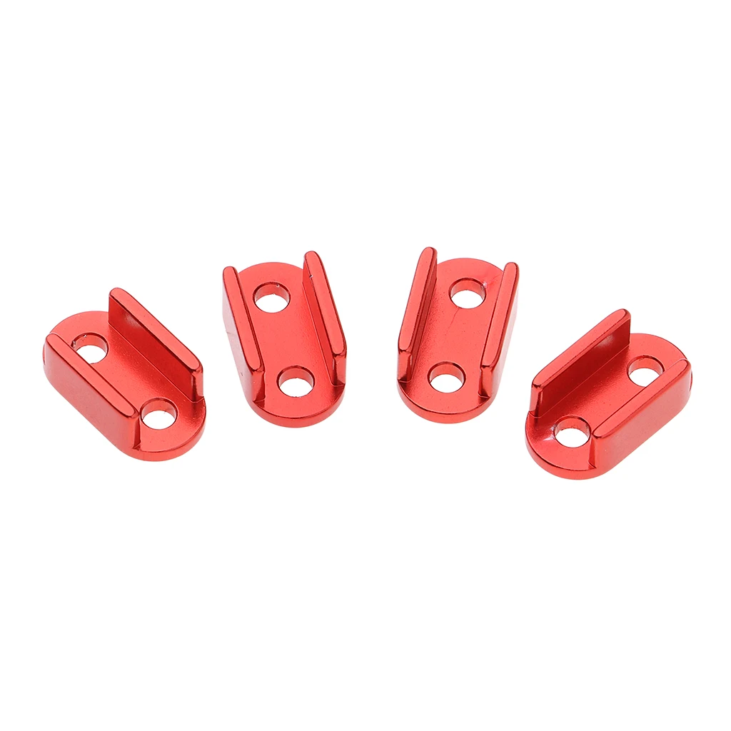 4Pcs Metal Leaf Spring Shackles Suspension Kit for WPL B16 B24 B36 RC Truck