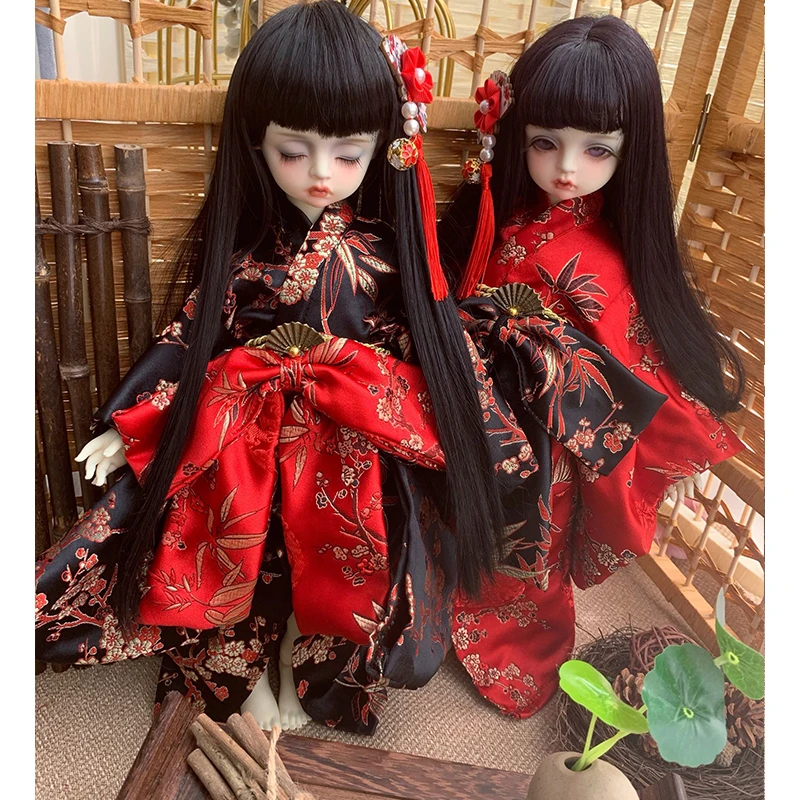 Одежда для кукол 1/6 1/4 1/3 BJD кимоно 2 костюм персонажа халат для 1/6 1/4 1/3 BJD кукла аксессуары bjd одежда