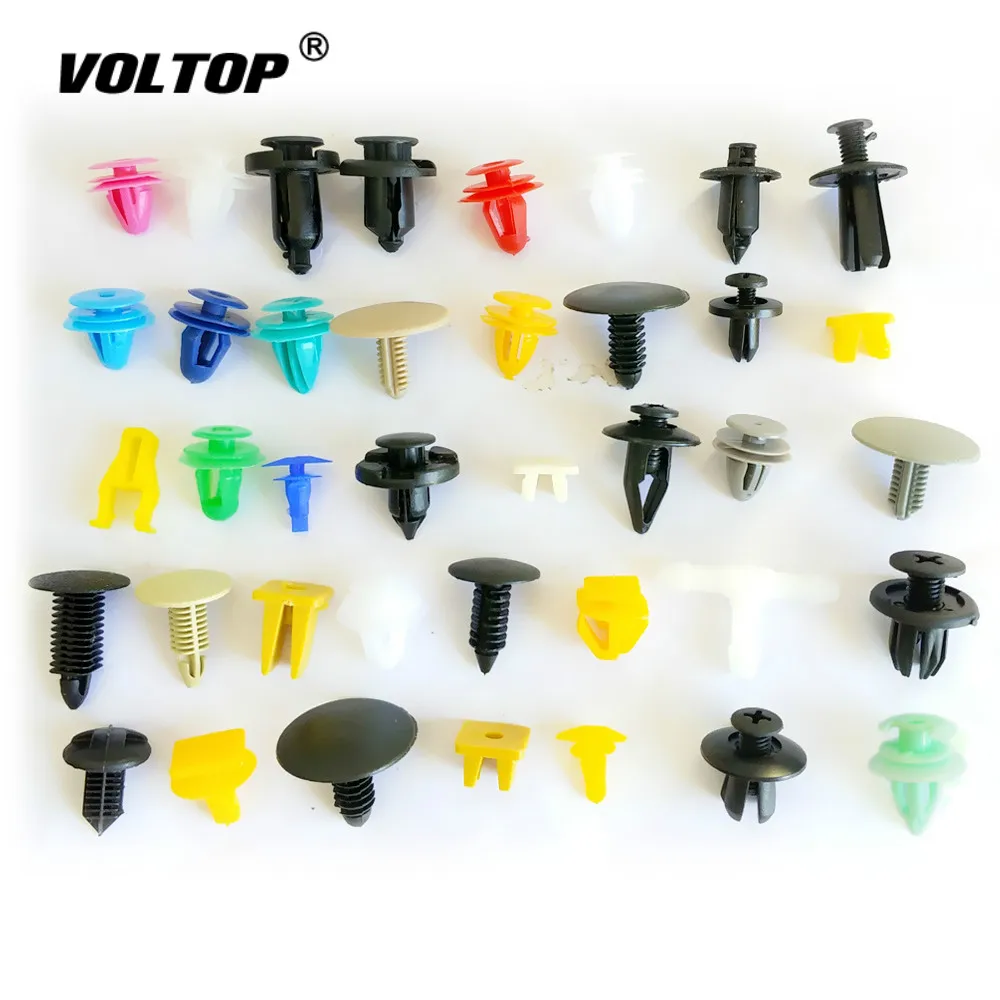 

200Pcs Universal Mixed Auto Fastener Clip Car Bumper Clips Retainer Car Fastener Rivet Door Panel Fender Liner for All Car