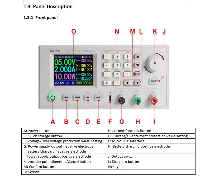 RD RD6006 RD6006W dc-dc преобразователь напряжения и тока Вольтметр 60V 6A USB Wi-Fi, понижающий Питание понижающий Напряжение 40% off