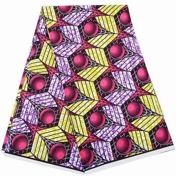 

2020 new African block Wax print fabric veritable wax African Ankara fabric Real wax fabric