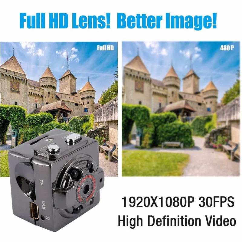 1080P Full HD мини камера обнаружения движения камера с видеозаписью ...