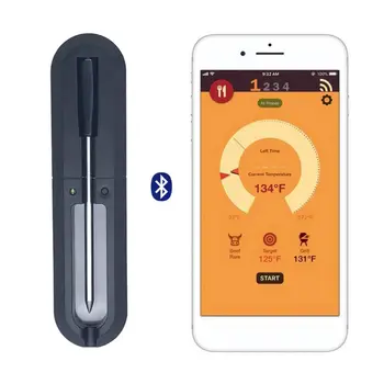 

Kitchen Oven Thermometer Wireless Smart BBQ Meat Food Cooking Steak Thermometer D0LD