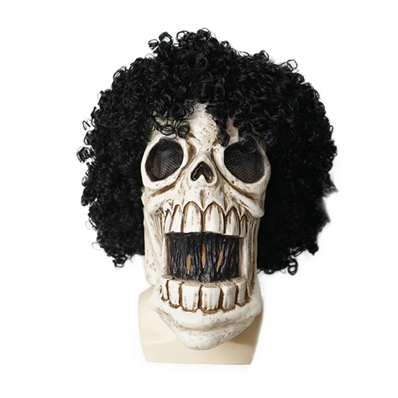 Маска Burukku One Piece Brook Masks Full Head Later аниме мультипликационный шлем Soul King Musician |
