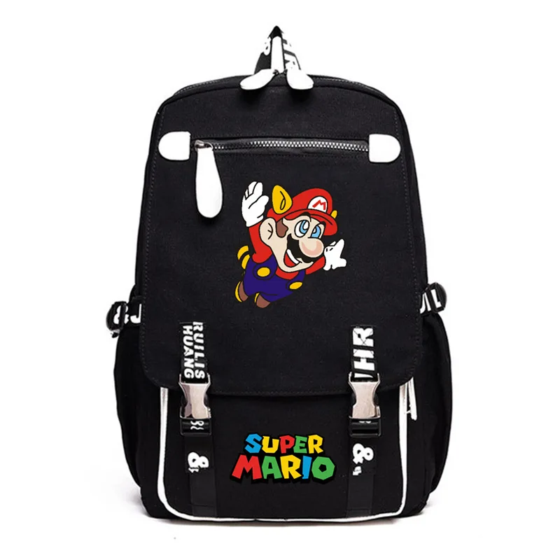 Аниме Super Mario Bro игры рюкзак сумка студенческий блокнот ноутбук школьные рюкзаки для путешествия ноутбук сумка подойдет в качестве подарка
