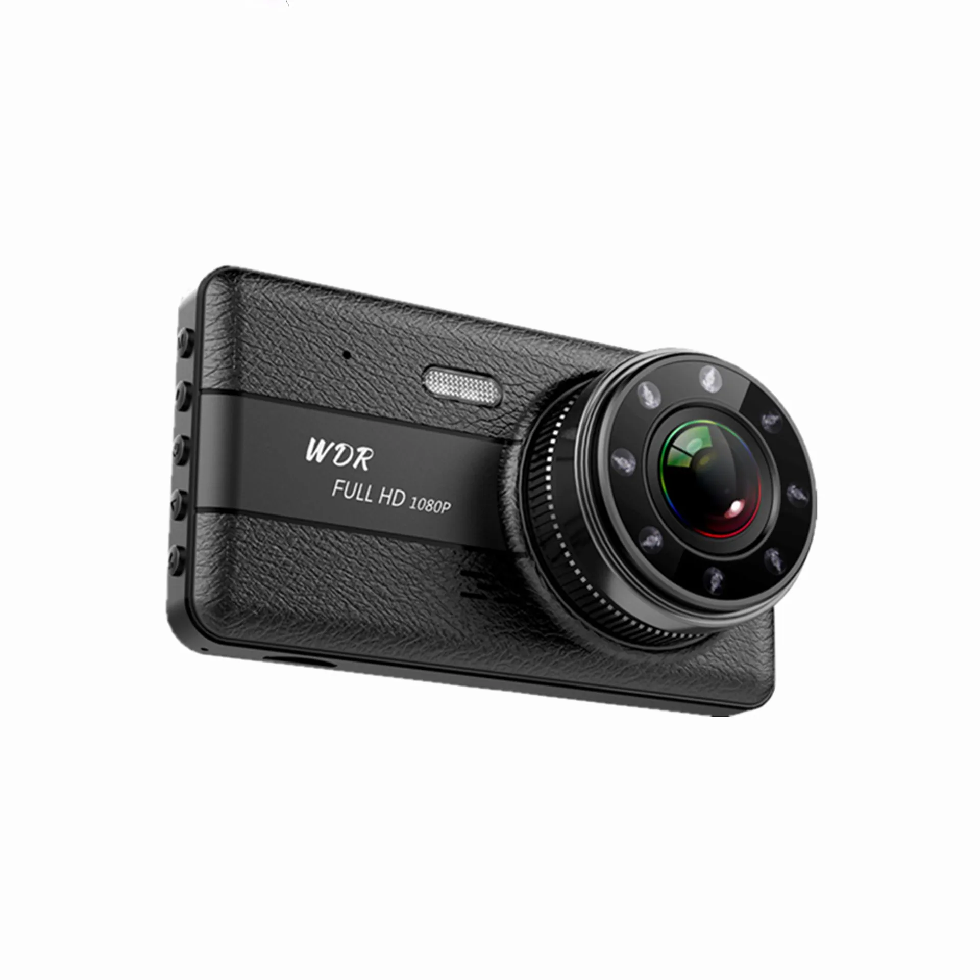 Вождения Регистраторы 4-дюймовый ips высокой четкости 1080P Автомобильная Передняя и задняя Двойной объектив Поддержка изображение при движении задним ходом cardvr