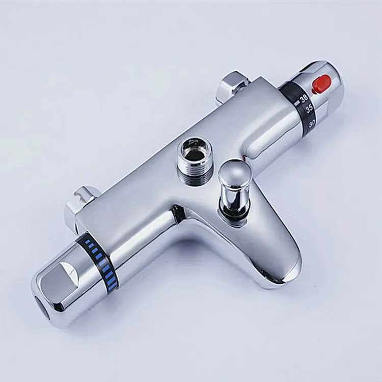 

Copper Intelligent Constant Temperature Concealed Cold Hot Water Solar Electric Faucet Duplex-Thermostat Mixing Valve
