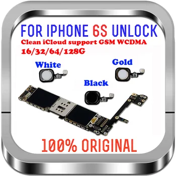 

Original unlocked for iphone 6s Motherboard without / with Touch ID for iphone 6s 4.7inch Logic Boards with IOS Fingerprint